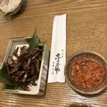 うなぎ なまずや - もろことビールのおつまみ