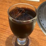翠苑 - ランチセットのアイスコーヒー