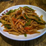 大阪王将 - 青椒肉絲の具