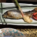 若竹の庄 - 鮎の塩焼き