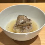 鳥匠 いし井 - 高坂鷄の蒸しつくね　サマートリュフ