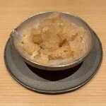 鳥匠 いし井 - 桃のグラニテ