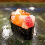 にぎり鮨 一五〇 - 海鮮漬軍艦（おすすめ）