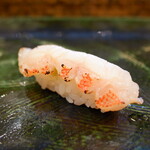 にぎり鮨 一五〇 - 炙りキンキ（おすすめ※３３０円）