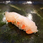 にぎり鮨 一五〇 - 炙りキンキ（おすすめ※３３０円）