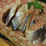 Shichirinya - 秋刀魚刺（480円）