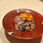 個室 和牛すき焼き 霜降り - 