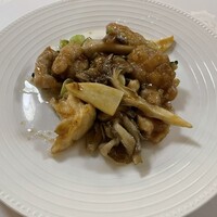 赤坂 四川飯店 - 豚肉とゴーヤのオイスターソース炒め