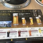 千葉ビール園 - メニュー2025.7