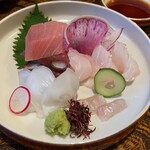 環翠 - 料理写真:刺身盛り合わせ