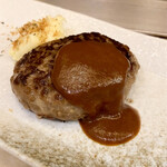 鉄板Diner JAKEN - 【鉄板焼き】黒毛和牛ハンバーグ