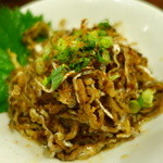 大衆酒場 ひらやま - ハモ皮ポン酢