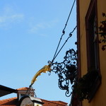 Goldener hecht - この看板が目印