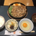 木曽路 - すき焼き定食 大(お肉多め)