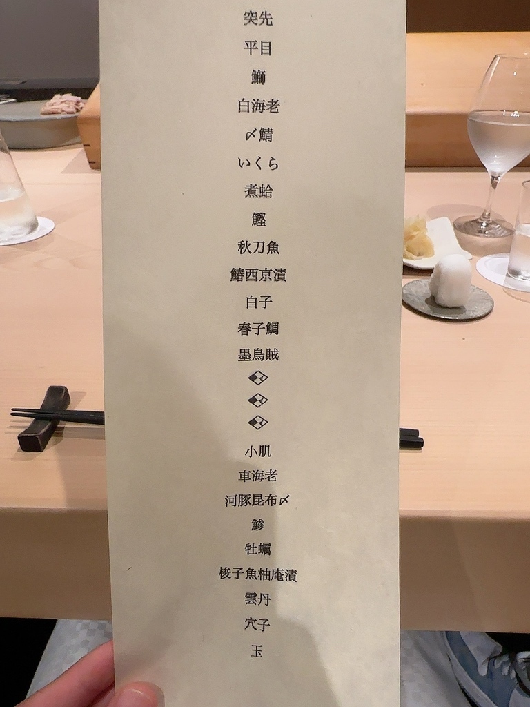 メニュー写真 : はっこく - 銀座/寿司 | 食べログ