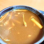 やぶ善 - 具は甘い"長葱"と"豚コマ"。