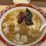 支那ソバ すずき - ワンタン麺 & 半ライス