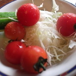 Tomatoandoonion - サラダも、食べ放題。