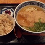 熟成うどん なかや - きつね定食＠熟成うどんなかや（2012年7月14日）
