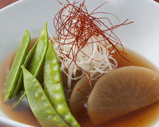 h Kushiage Wagaya - 前菜の定番『大根のあっさり煮』