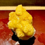 築地 男前鮓 - 塩水雲丹