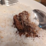 ジンコック - サラサラなのでご飯の隙間に染み込みます。