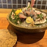 横浜 酒槽 - 【豊後鯖の活け造り】