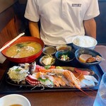 まるさん松本 - お刺身定食DX