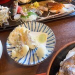 まるさん松本 - 定食の3品目　天ぷら