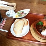 よしうら - ﾊﾝﾊﾞ-ｸﾞﾗﾝﾁ980円☆9/30