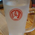 分倍河原 肉流通センター - すっぱいレモンサワー通常329円が～19時までのハッピーアワーで32円