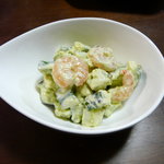 グルメストアフクシマ 福島肉店 - アボカドとエビのサラダ（キュウリもいっぱい）