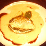 あざみ野うかい亭 - 鮑の岩塩蒸し