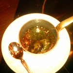 あざみ野うかい亭 - 鮑の肝のガーリックソテー/鮑の岩塩蒸しについてきました