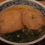 熟成うどん なかや - きつねうどん＠熟成うどんなかや（2012年12月7日）