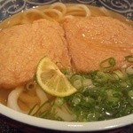 熟成うどん なかや - きつねうどん＠熟成うどんなかや（2012年12月17日）