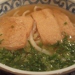 熟成うどん なかや - きつねうどん＠熟成うどんなかや（2012年12月25日）