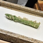 日本橋 蕎ノ字 - 菊川　アスパラ　穂先