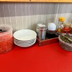 一楽ラーメン - 卓上！