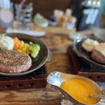 とろけるハンバーグ 福よし - 