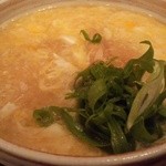 熟成うどん なかや - ふわふわ玉子ときつねのあんかけうどん＠熟成うどんなかや（2013年1月7日）