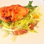 Liberty Exchange Kitchen & Bar - maple glazed salmon