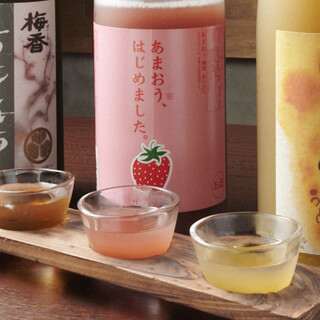 300種類以上揃えた梅酒は圧巻のラインナップ！3種飲み比べ◎