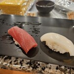 まぐろ人 雷門出張所 - 赤身、スミイカ