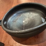 そばきり 日曜庵 - 片口に入ってくるお酒