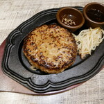 すてーき亭 - ダイナマイトハンバーグ300ｇ