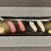 琉球番菜 - セーイカと大葉の握り ¥220×2、宮古産マグロの握り ¥220×2