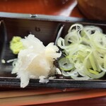 蕎麦 阿き津 - 辛味大根と葱