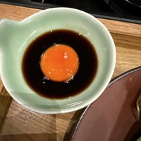博多 鴨すき 鴨しゃぶ なかもぐろ - 赤ワイン入りのつけだれ