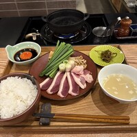 博多 鴨すき 鴨しゃぶ なかもぐろ - 鴨すき御膳　¥2400
